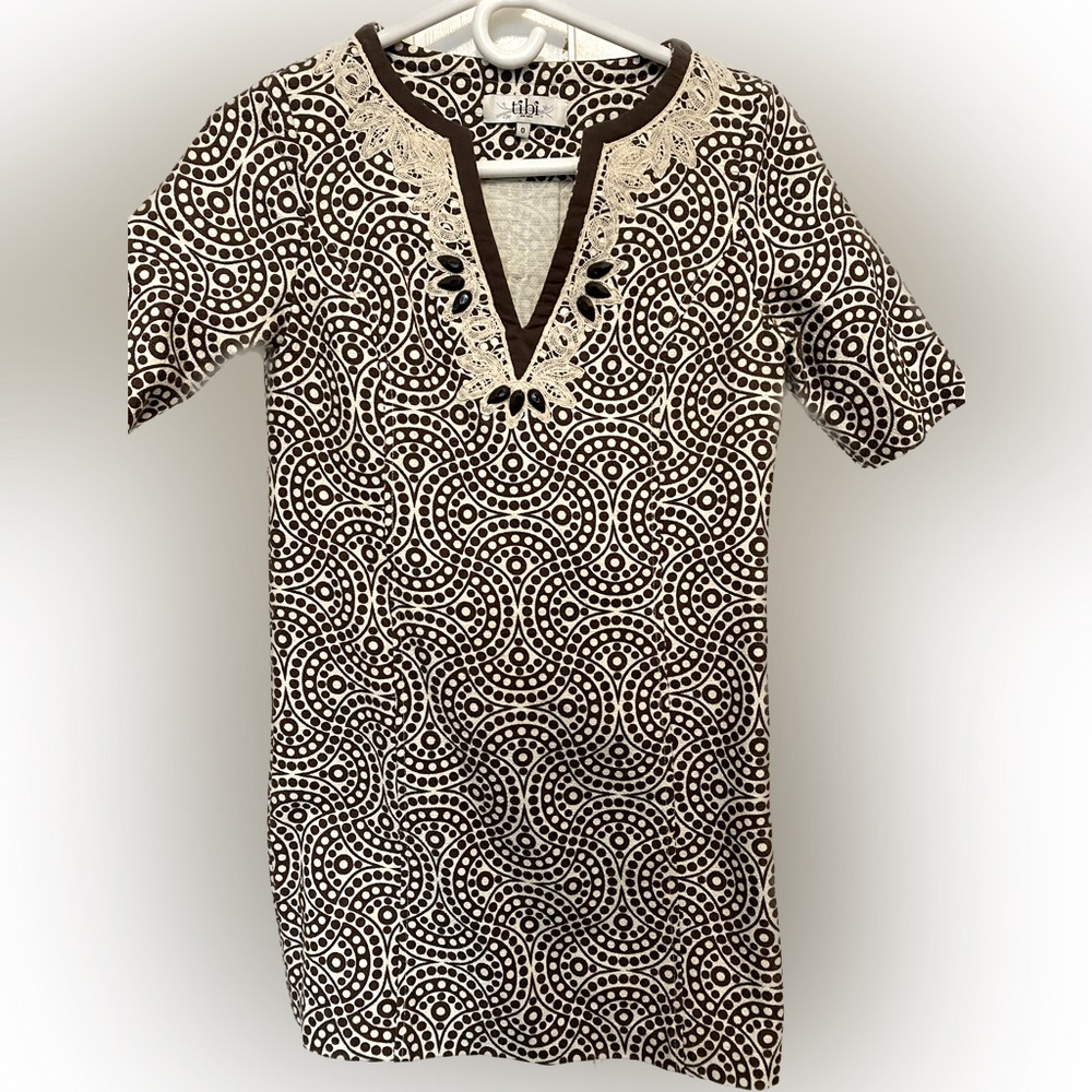 TIBI beaded dress